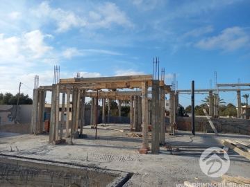  Chantier Villa sur la route du phare,  Avancement de travaux.. -  Construction  Our Projects Djerba
